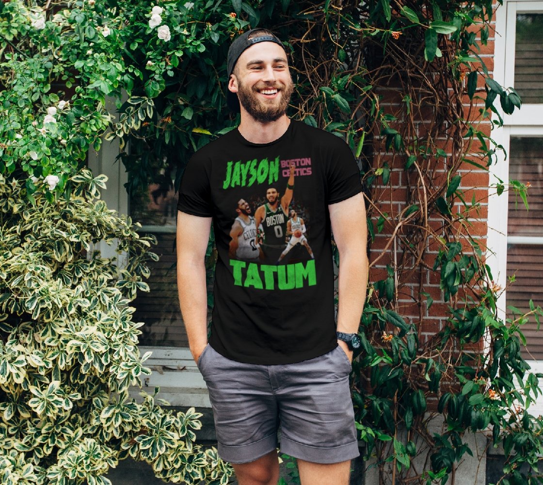 Retro Jayson Tatum Graphic Tee Boston Celtics Basketball Lover - Family  Gift Ideas That Everyone Will Enjoy