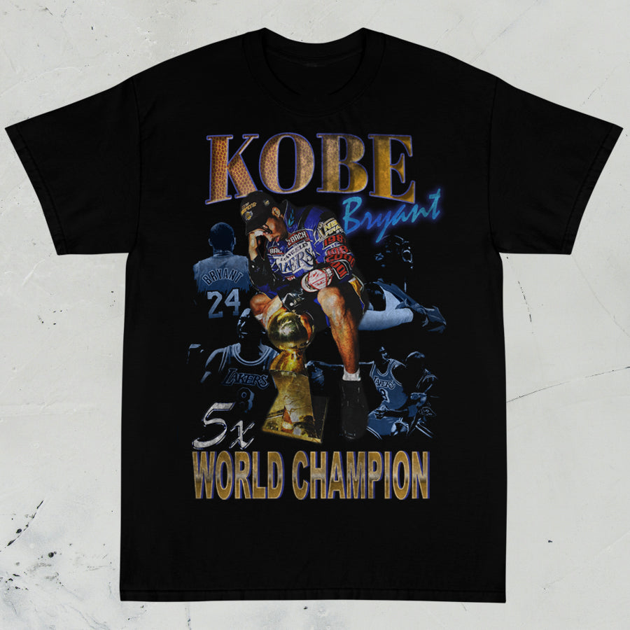 Kobe bryant style 90s tee-shirt vintage