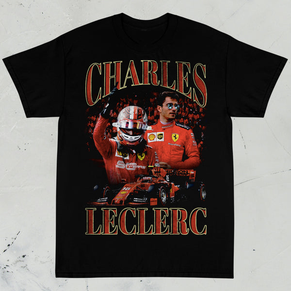 Ferrari Shirt Formula 1 Team Retro Tee/ F1 Merch/ Charles 