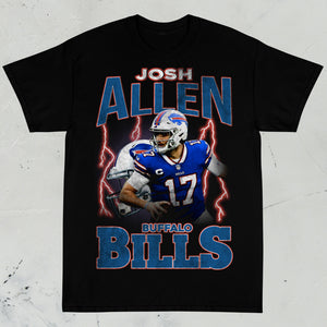 Josh Allen - Buffalo Football - Vintage Retro Inspired Football